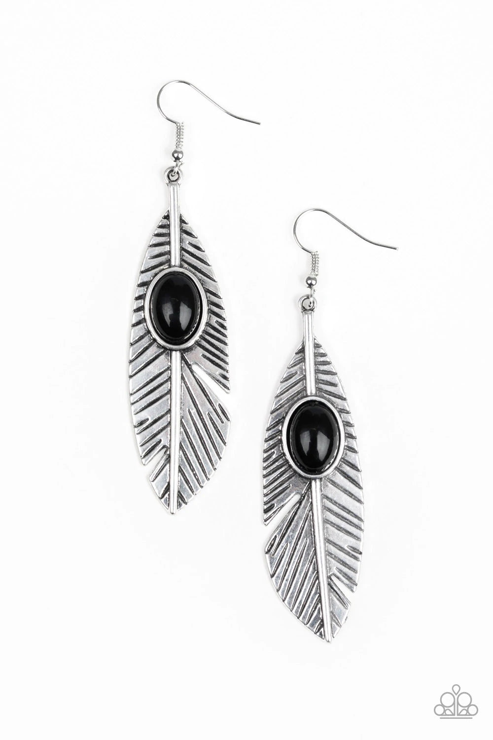 Quill Thrill Black Earrings - Jewelry by Bretta