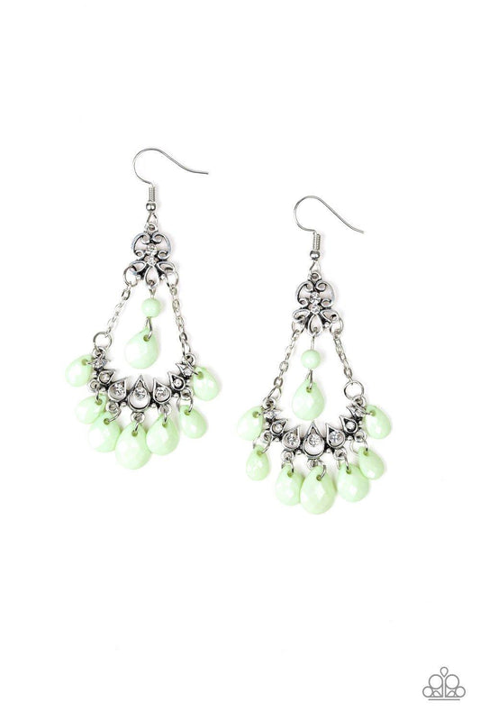 Malibu Sunset Green Earrings - Jewelry by Bretta