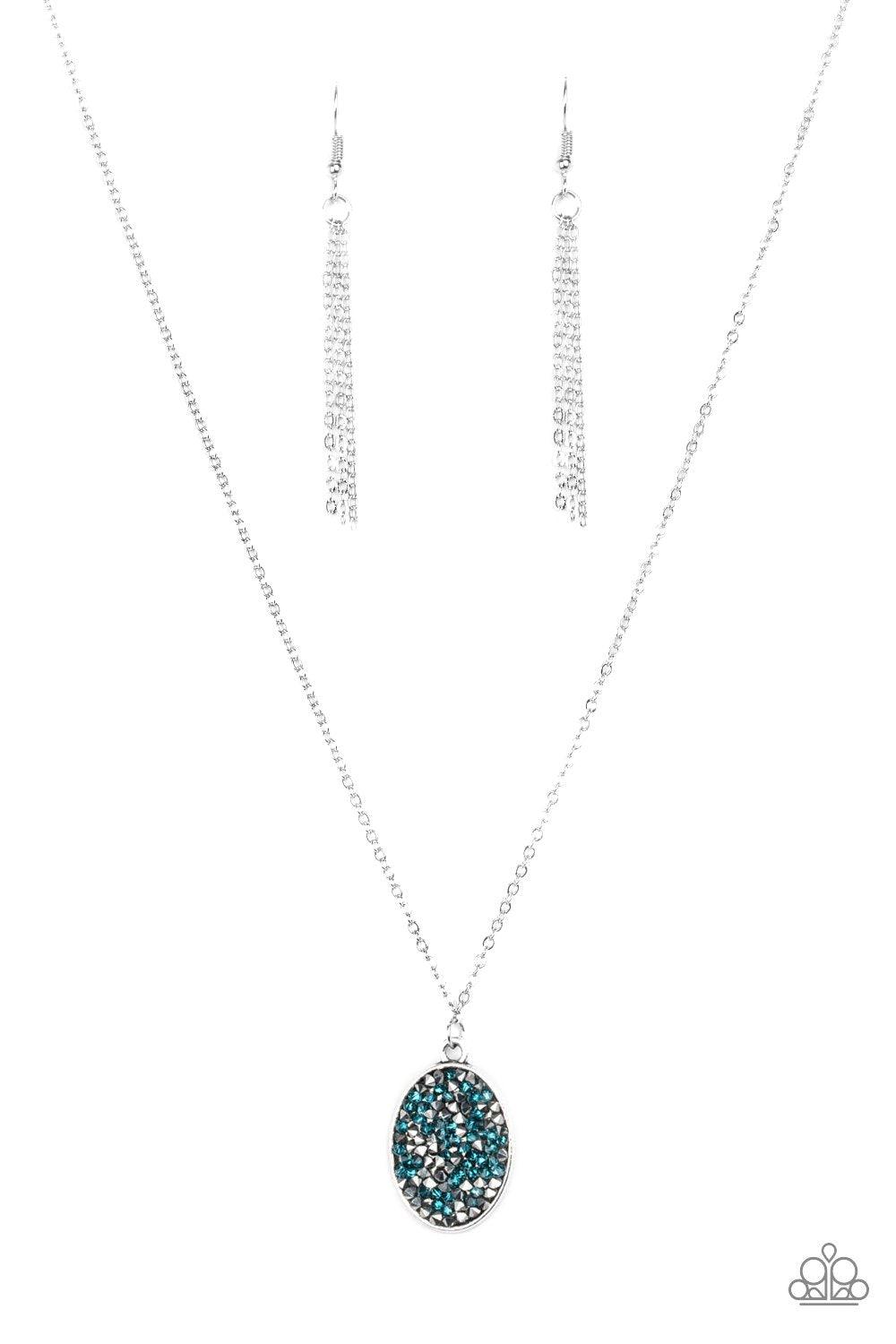 Paparazzi Accessories-Star-Crossed Stargazer - Blue Necklace