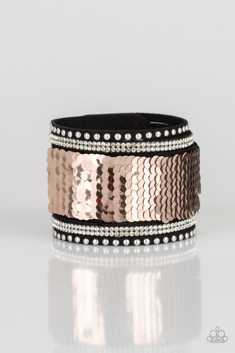 Paparazzi Accessories-MERMAIDS Have More Fun - Gold Wrap Bracelet