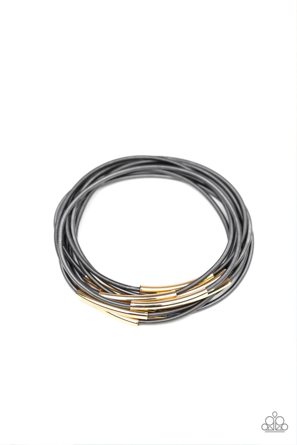 Paparazzi Accessories-Stretch Your Boundaries - Black Bracelets