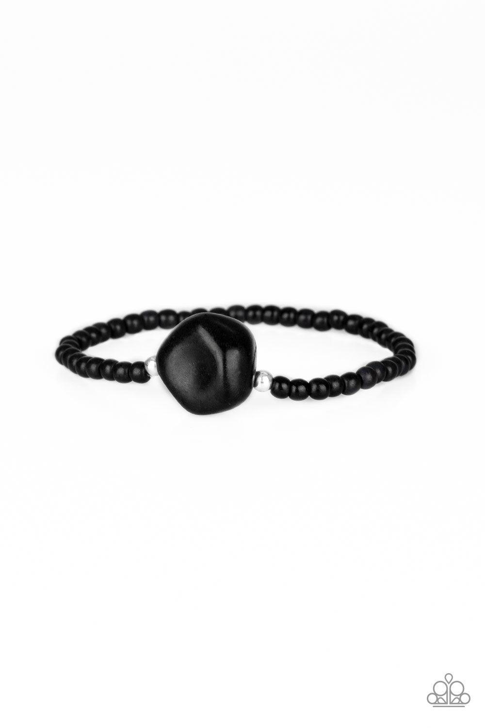 Paparazzi Accessories-Eco Eccentricity - Black Bracelet