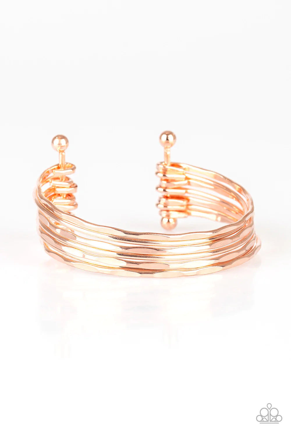 Timelessly Textured Rose Gold Cuff Bracelet - Jewelry by Bretta - Jewelry by Bretta