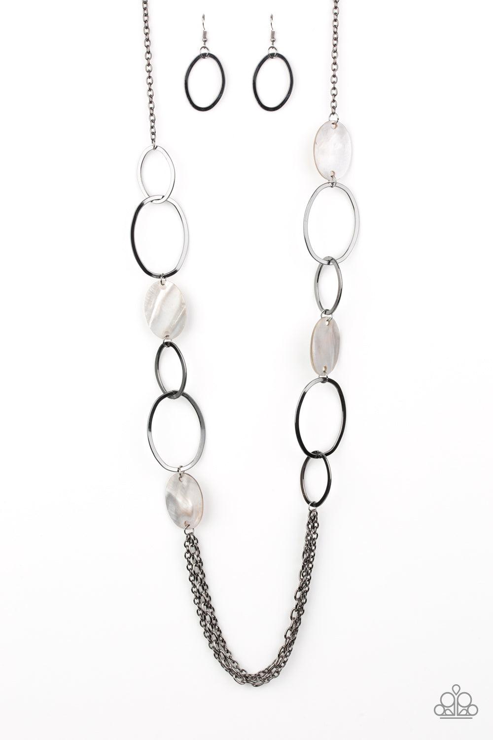 Paparazzi Accessories-Kaleidoscope Coasts - Black Necklace