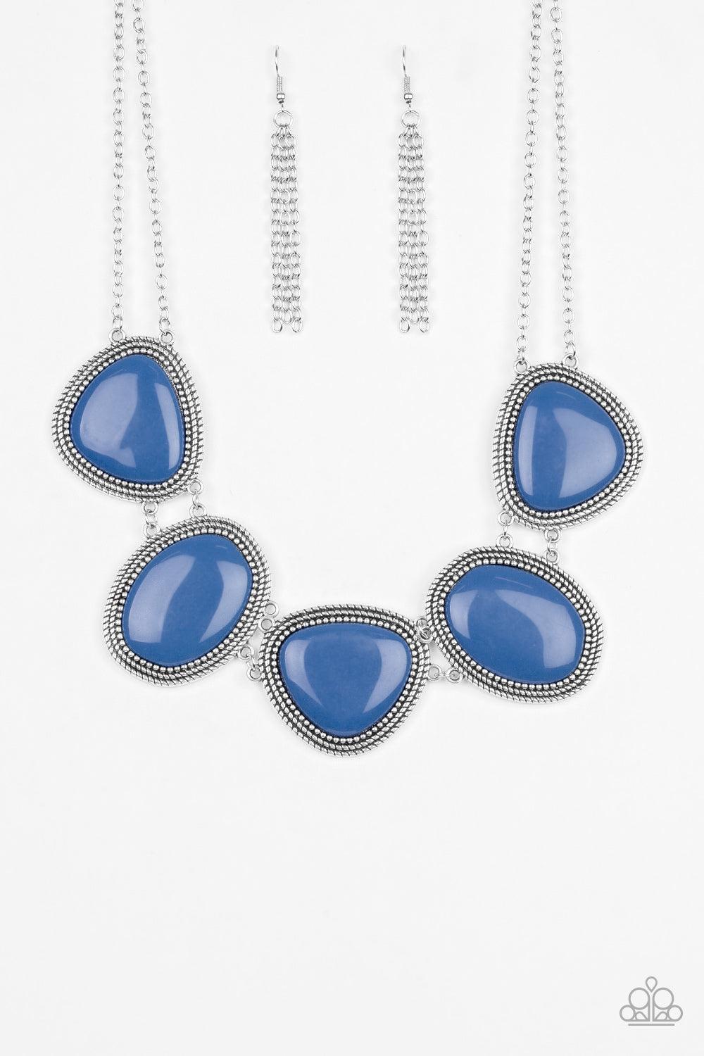 Paparazzi Accessories-Viva La VIVID - Blue Necklace