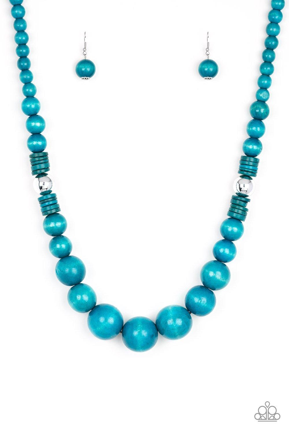 Paparazzi Accessories-Panama Panorama - Blue Necklace