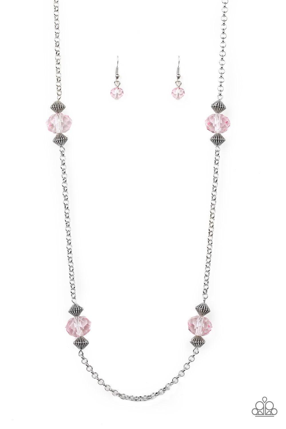 Paparazzi Accessories-Season of Sparkle - Pink Necklace