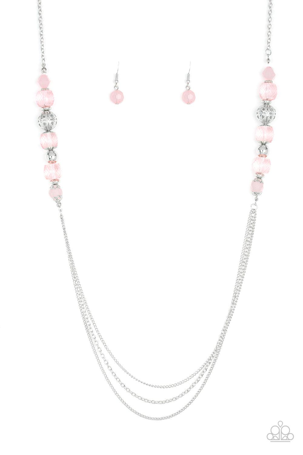 Paparazzi Accessories-Native New Yorker - Pink Necklace
