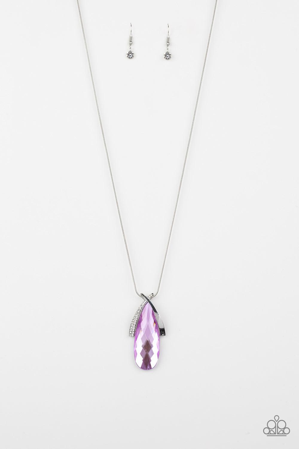 Paparazzi Accessories-Stellar Sophistication - Purple Necklace