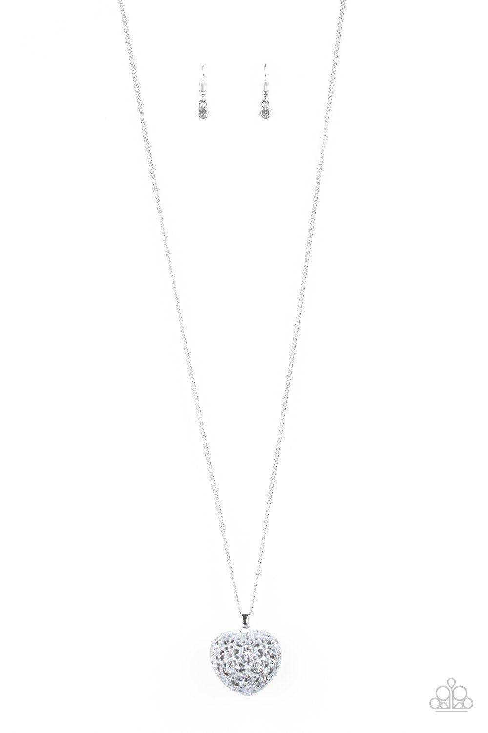 Love Is All Around Silver Necklace - Jewelry by Bretta