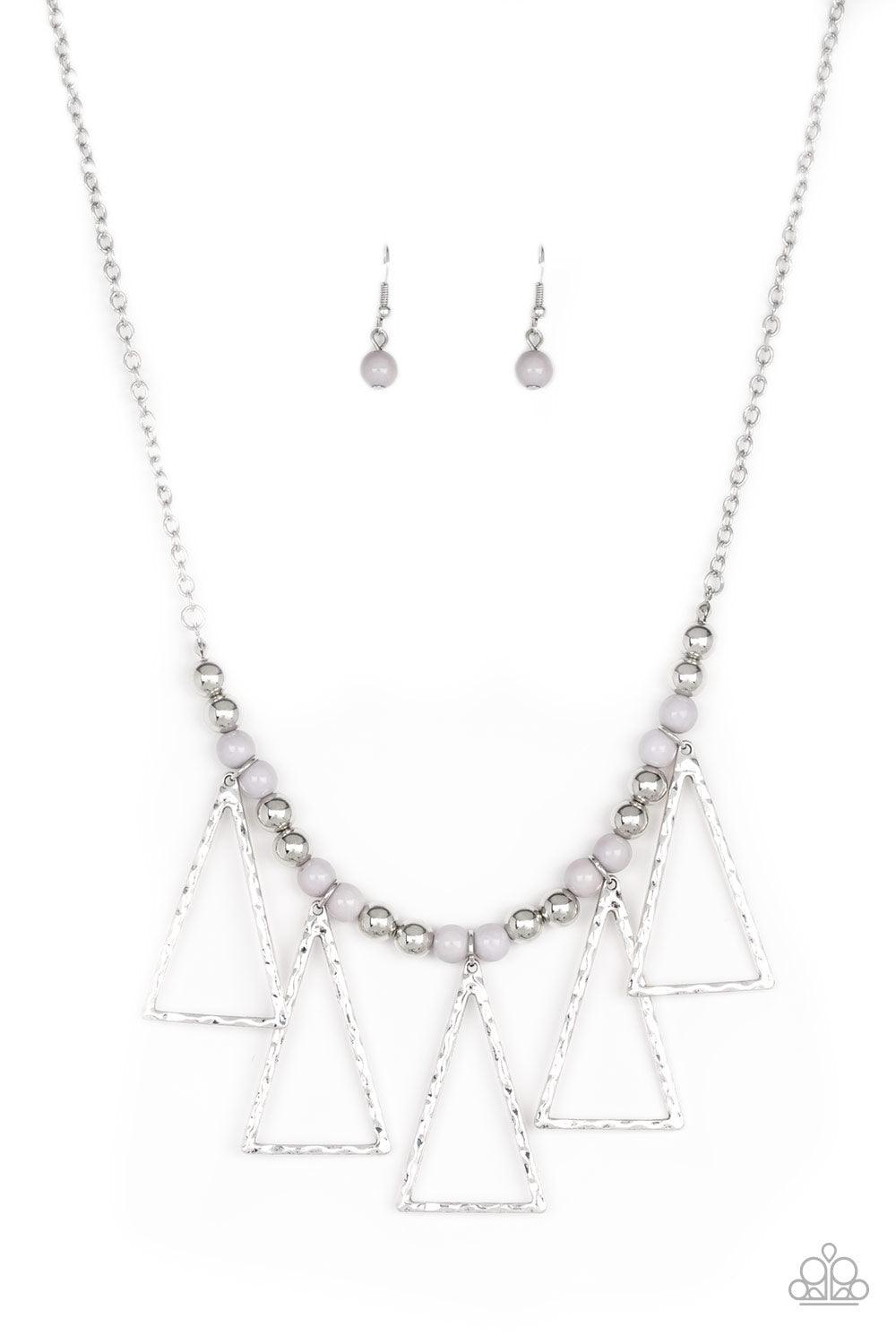 Paparazzi Accessories-Terra Nouveau - Silver Necklace