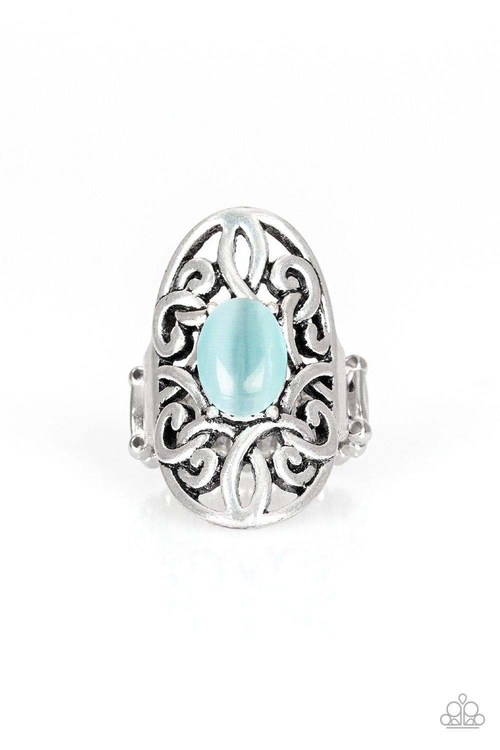 GLEAM Big Blue Ring - Jewelry By Bretta