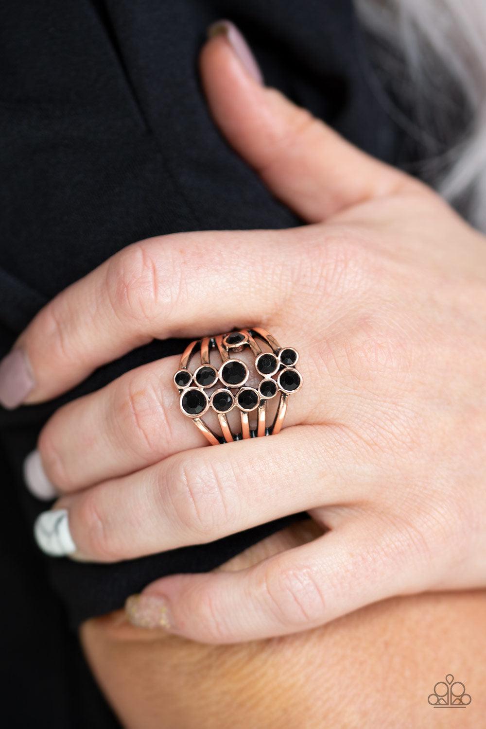 Meet In The Middle Copper Ring- Jewelry By Bretta