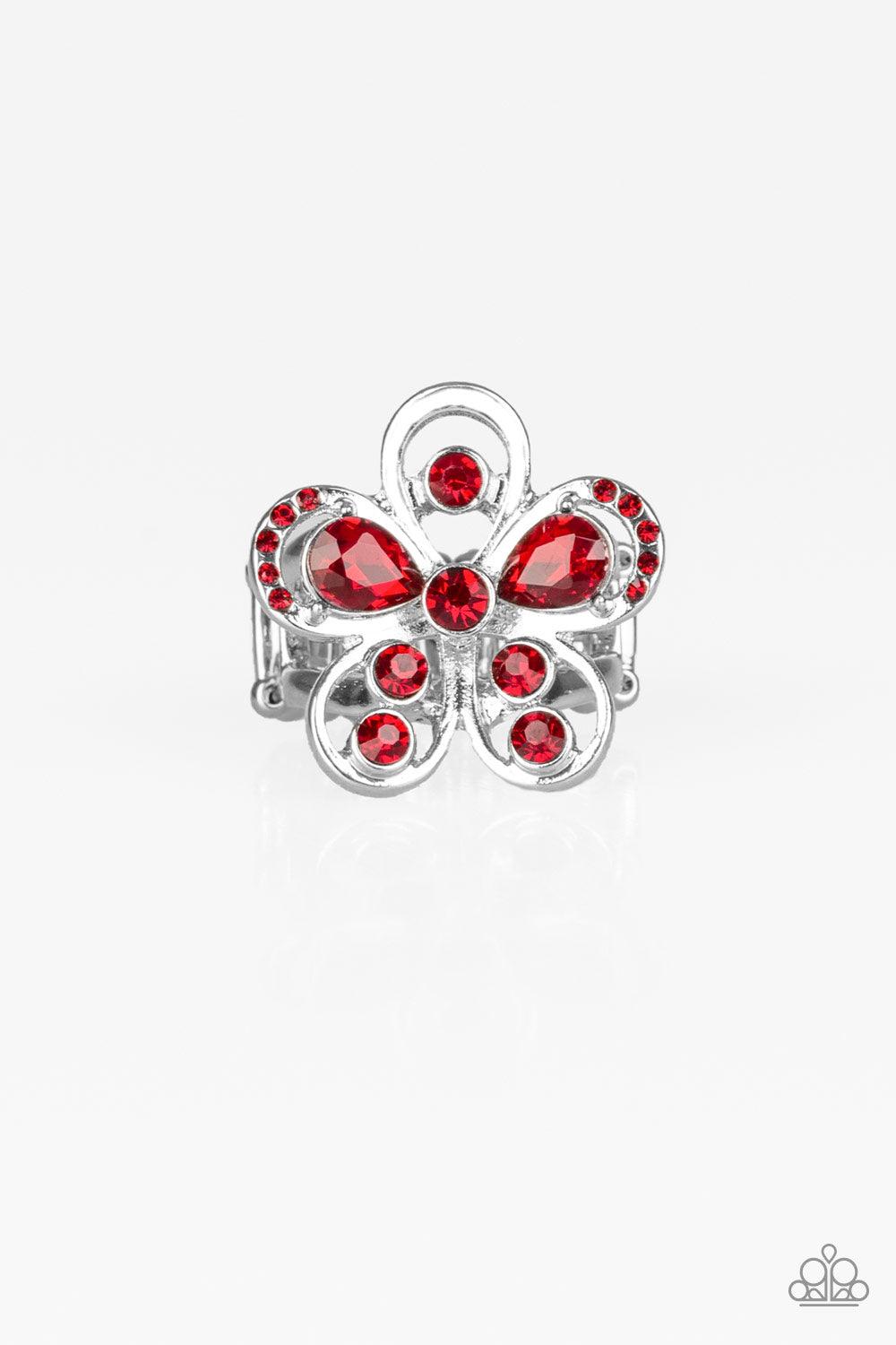 Paparazzi Accessories-Gardens Of Grandeur - Red Ring