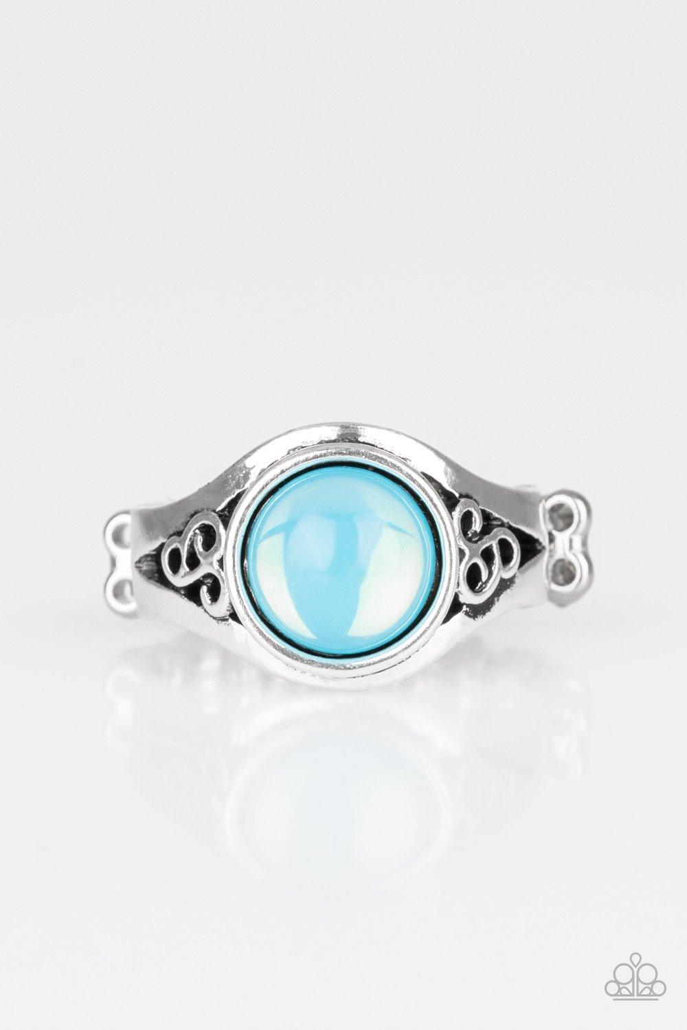 It Just Goes To GLOW Blue Ring - Jewelry by Bretta