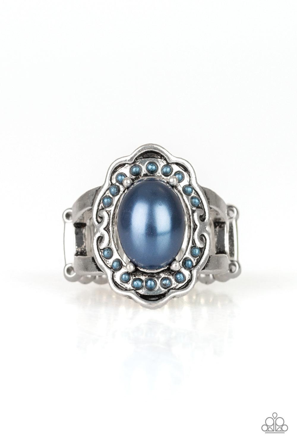 Paparazzi Accessories-Metro Marina - Blue Ring