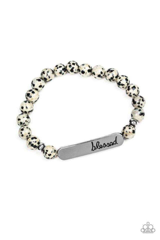Simply Blessed Black Bracelet - Jewelry by Bretta