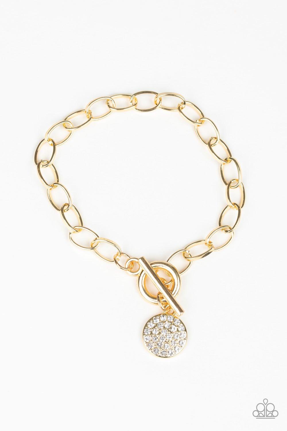 Paparazzi Accessories-BLING In The New Year - Gold Bracelet