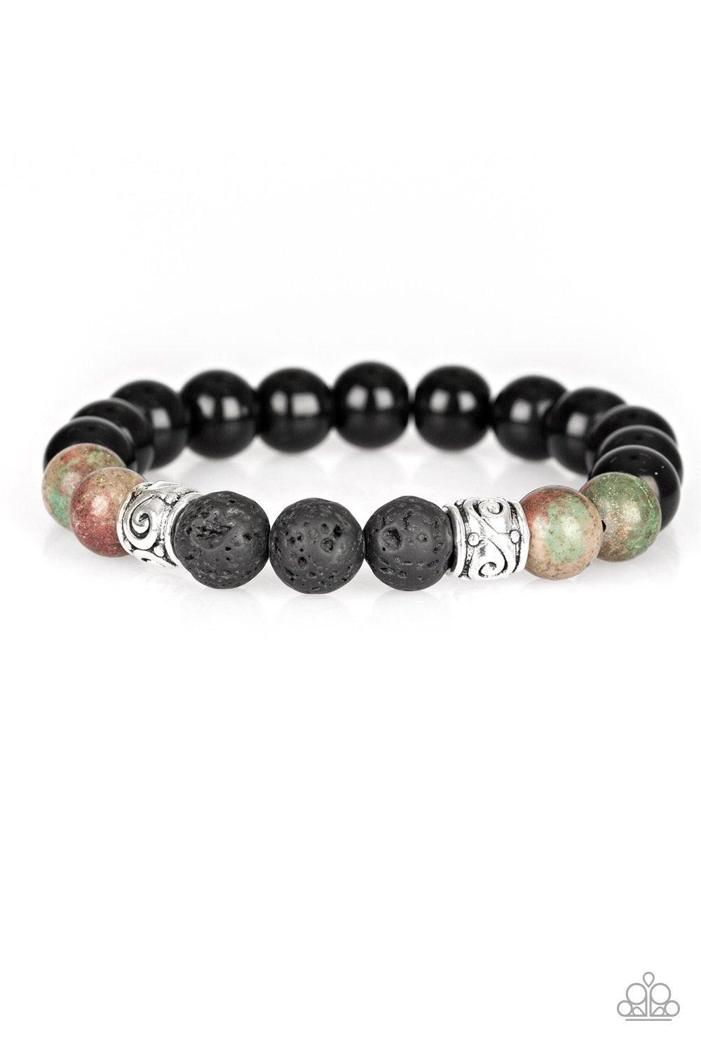 Paparazzi Accessories-Mantra - Multi-Lava Rock Bracelet