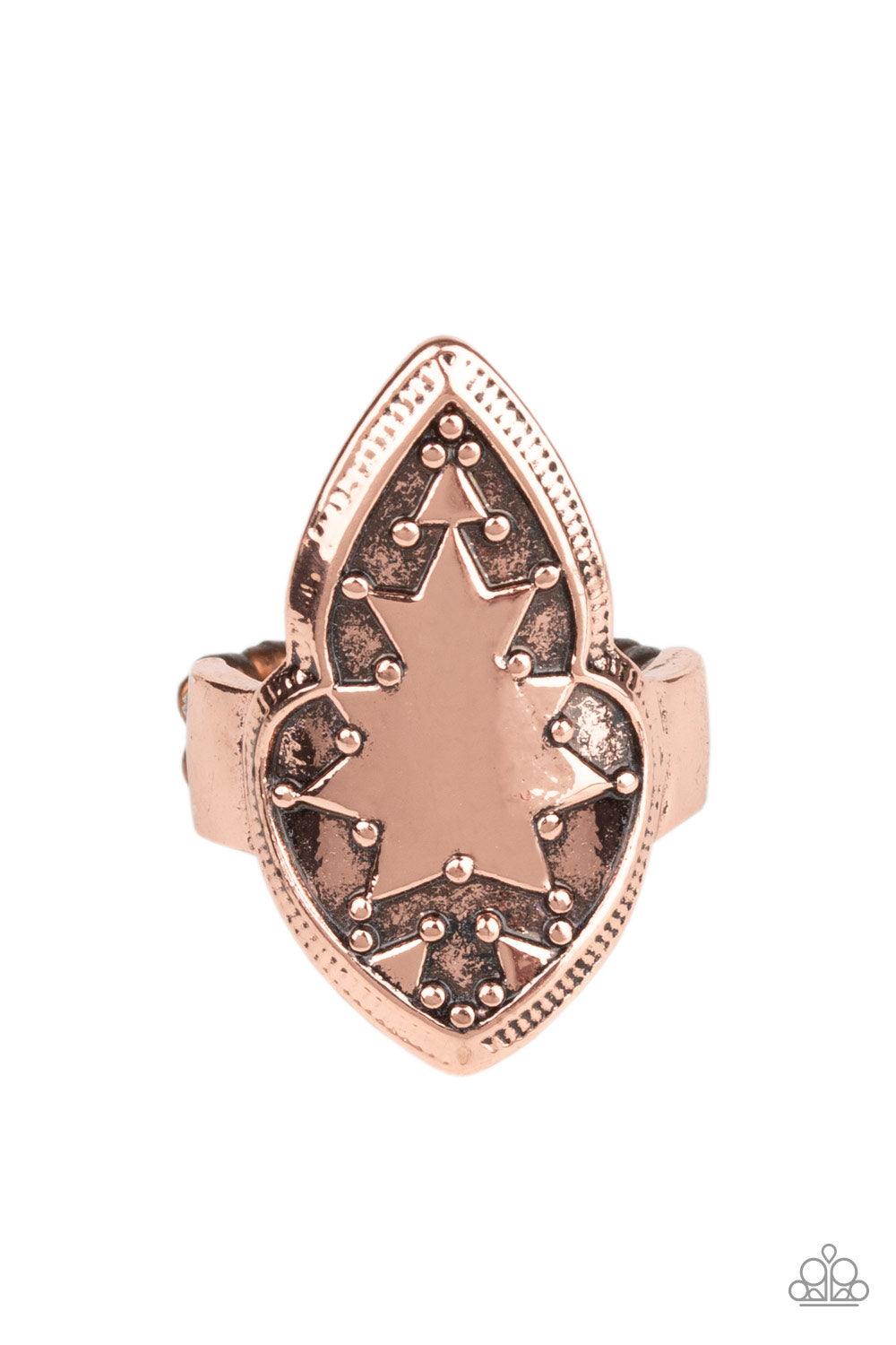 Paparazzi Accessories-Tribal Ware - Copper Ring
