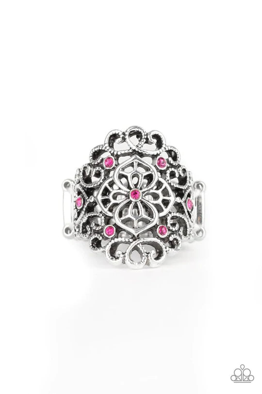 Grenada Gardens Pink Ring - Jewelry by Bretta