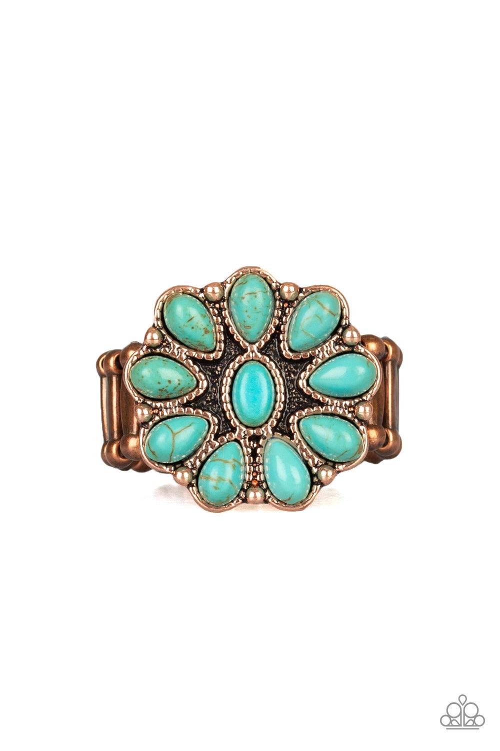 Paparazzi Accessories-Stone Gardenia - Copper Ring