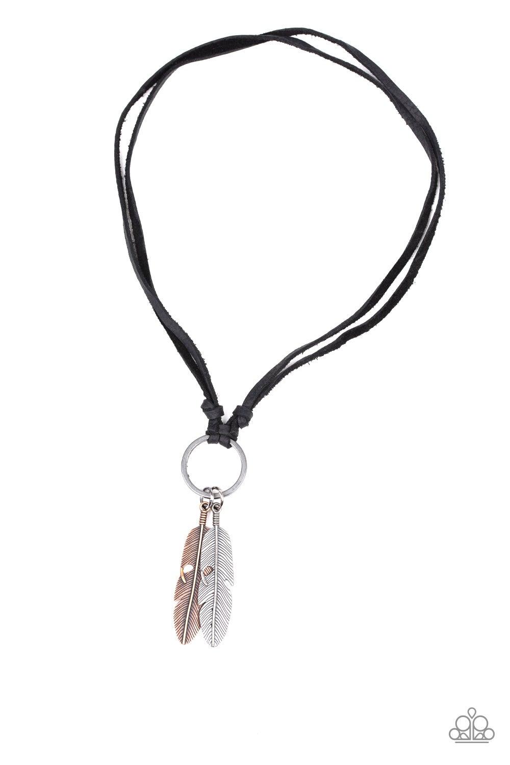 Paparazzi Accessories-Sky Walker - Black Necklace