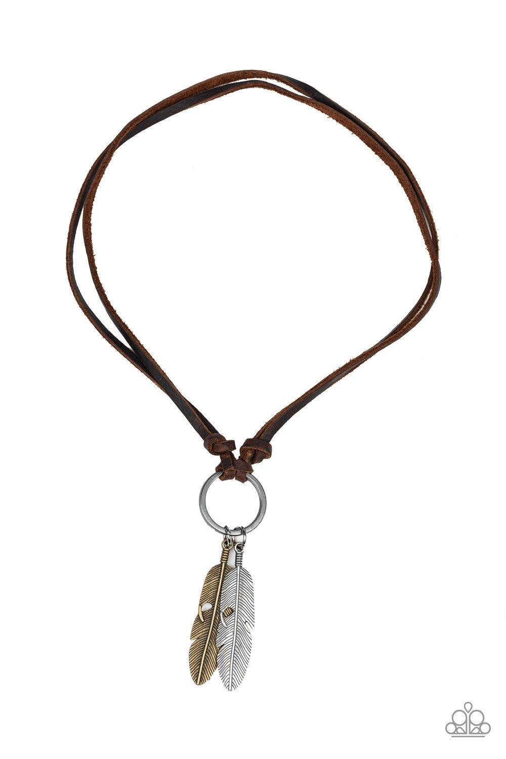 Paparazzi Accessories-Sky Walker - Brown Necklace