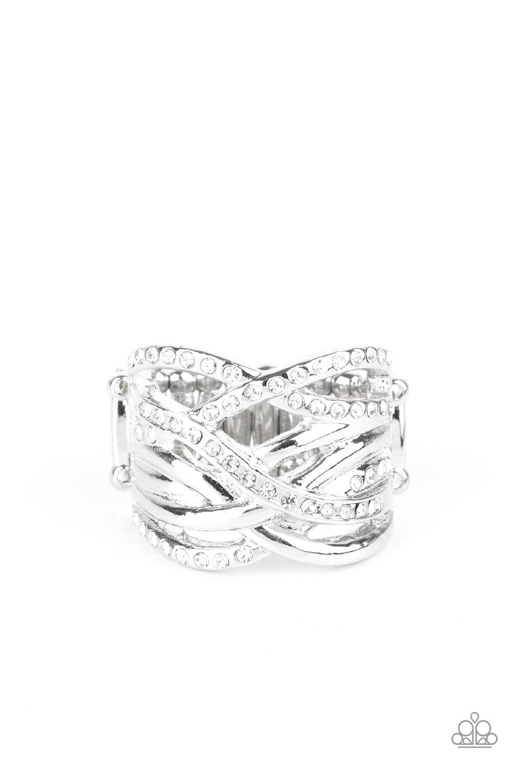 High Rollin White Ring- Jewelry by Bretta