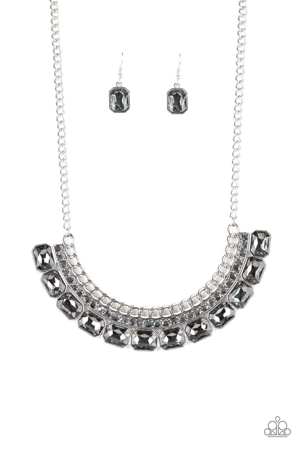 Paparazzi Accessories-Killer Knockout - Silver Necklace
