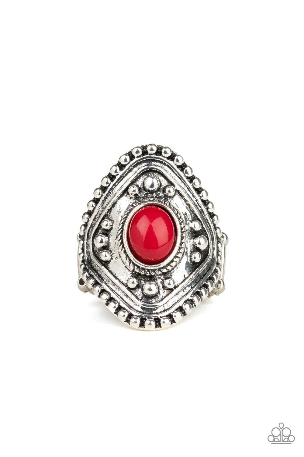 Paparazzi Accessories-Rogue Ramble - Red Ring