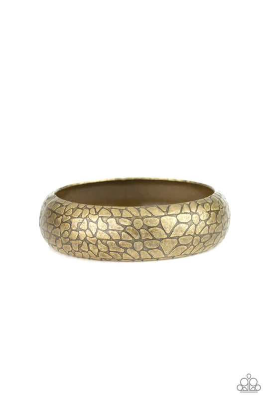 Tread Lightly Brass Bracelet - Jewelry by Bretta