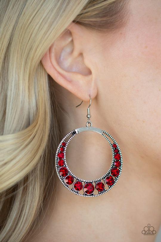 Ka-Pow Red Earring -Jewelry By Bretta