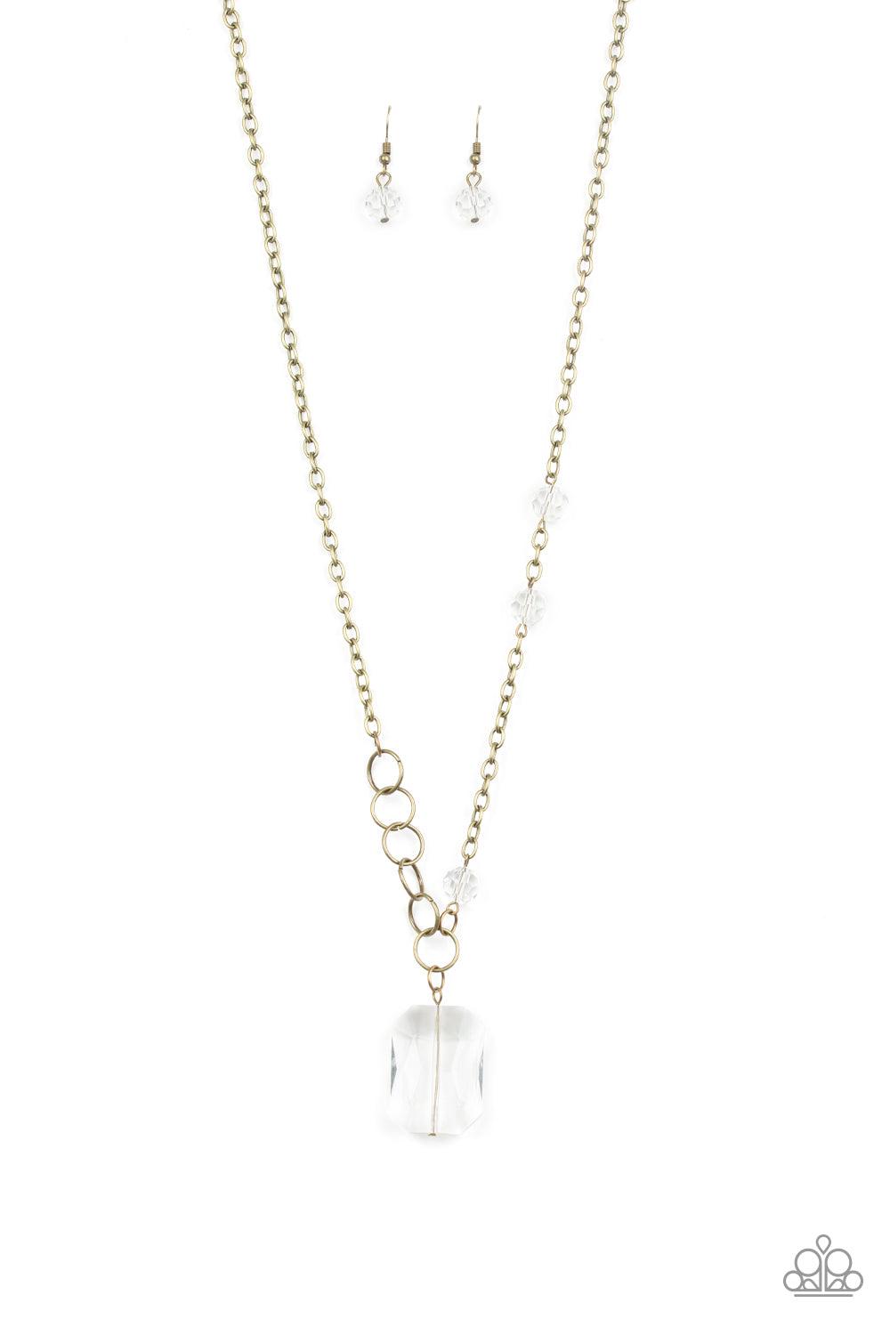 Paparazzi Accessories-Never a Dull Moment - Brass Necklace