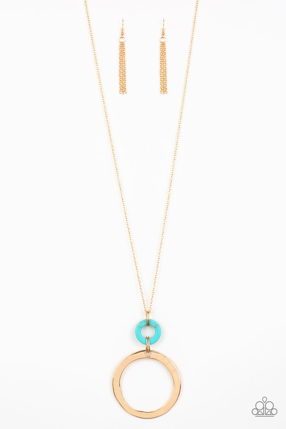 Paparazzi Accessories-Optical Illusion - Gold Necklace