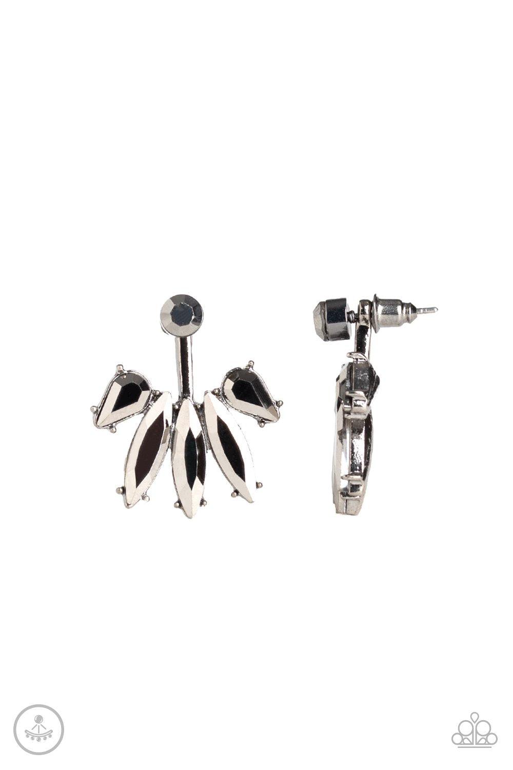 Paparazzi Accessories-Stunningly Striking - Black Earrings