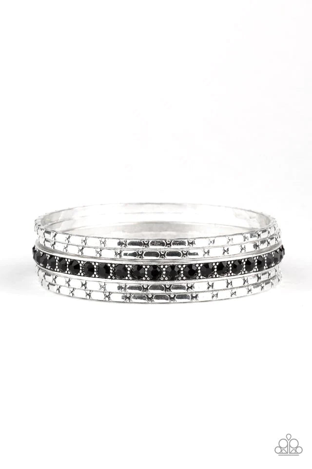 Glitzy Grunge Black Bracelets - Jewelry By Bretta - Jewelry by Bretta
