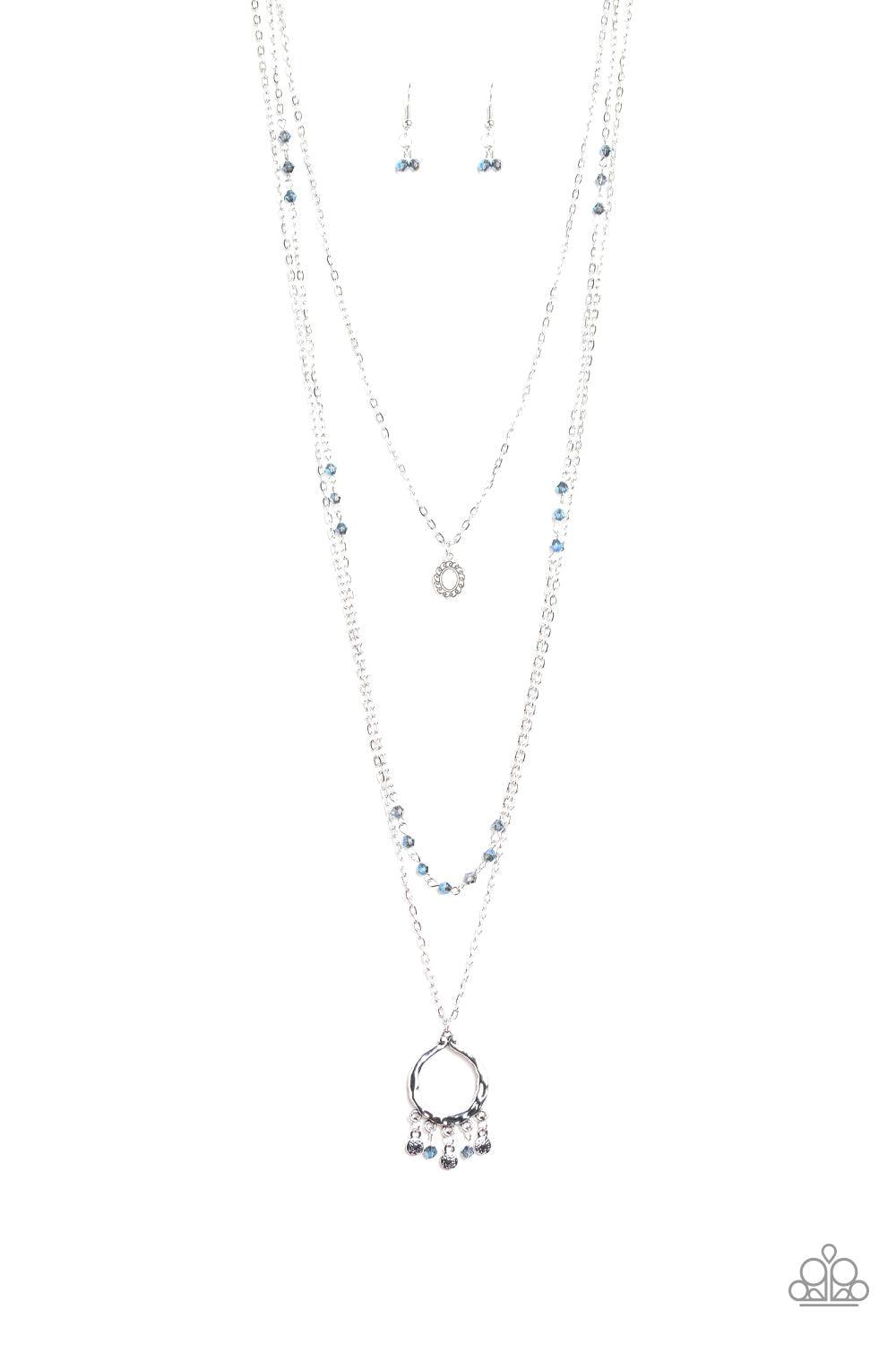 Paparazzi Accessories-Treasures and Trinkets - Blue Necklace