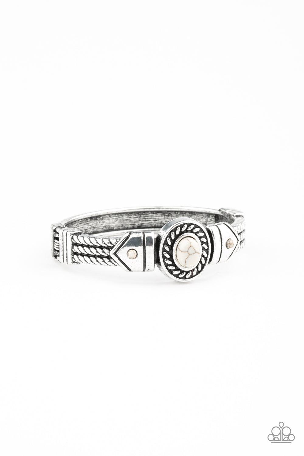 Paparazzi Accessories-Tribal Soul - White Bracelet