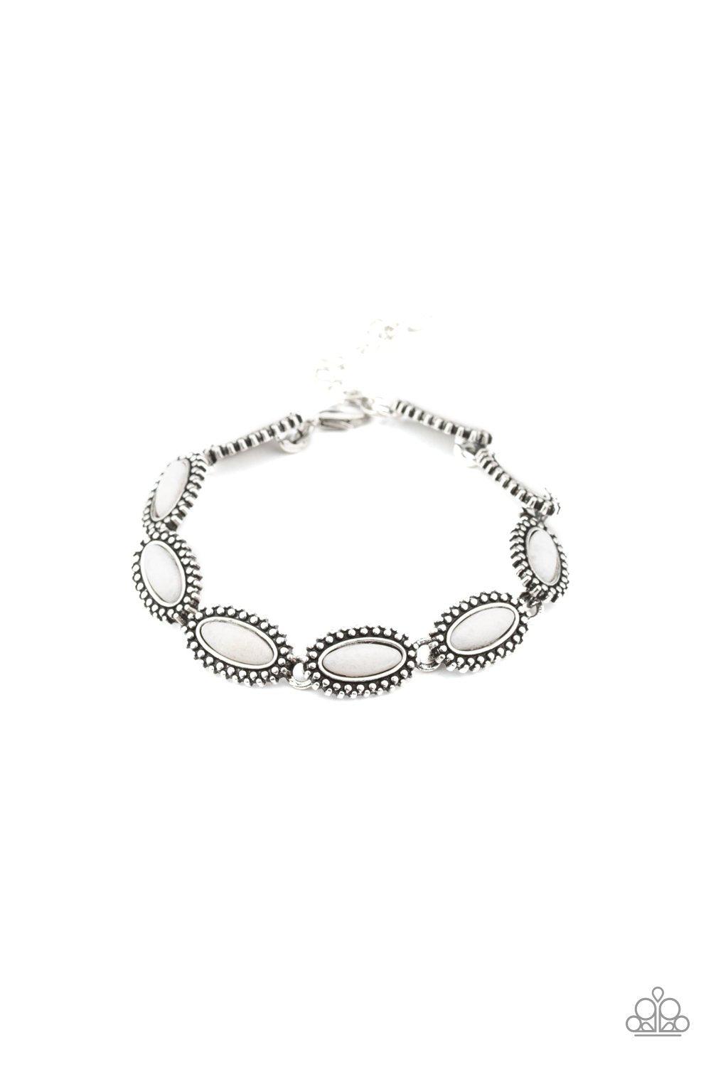 Paparazzi Accessories-Mineral Magic - White Bracelet