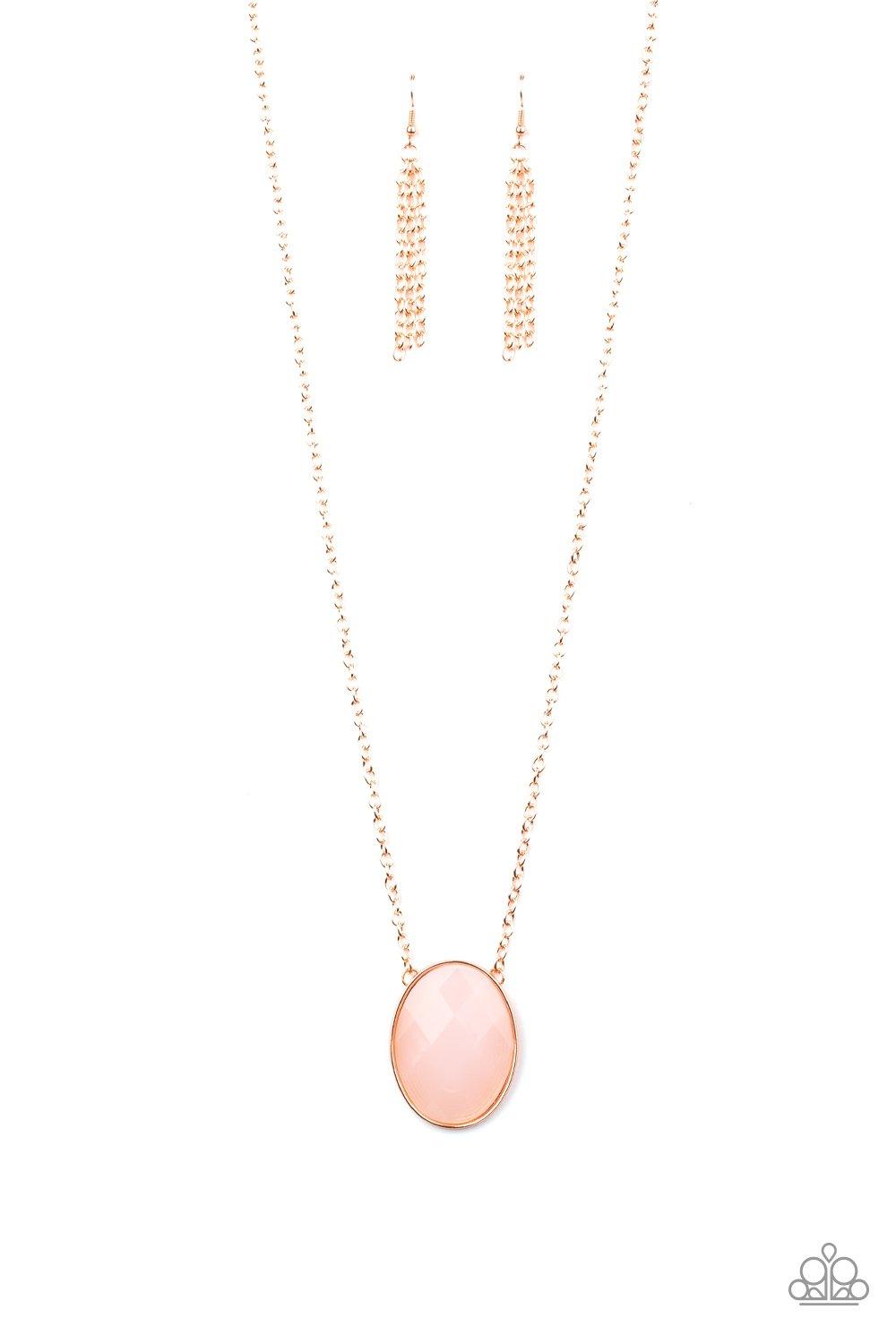 Paparazzi Accessories-Intensely Illuminated - Copper Necklace