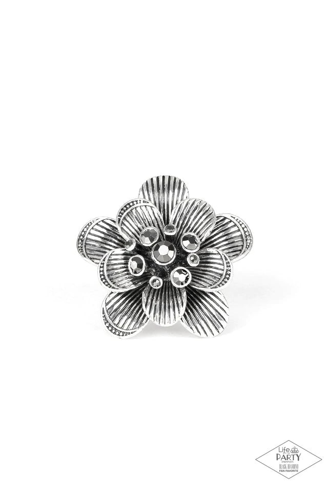 Petal Pusher Silver Ring - Jewelry by Bretta