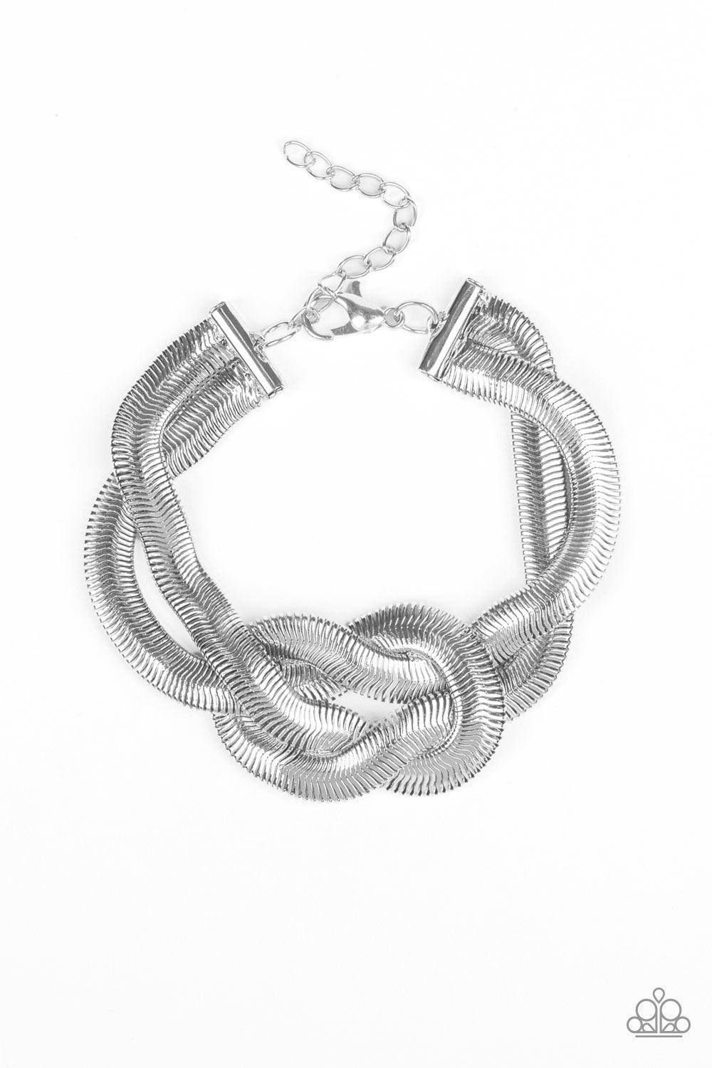 Paparazzi Accessories-To The Max - Silver Bracelet