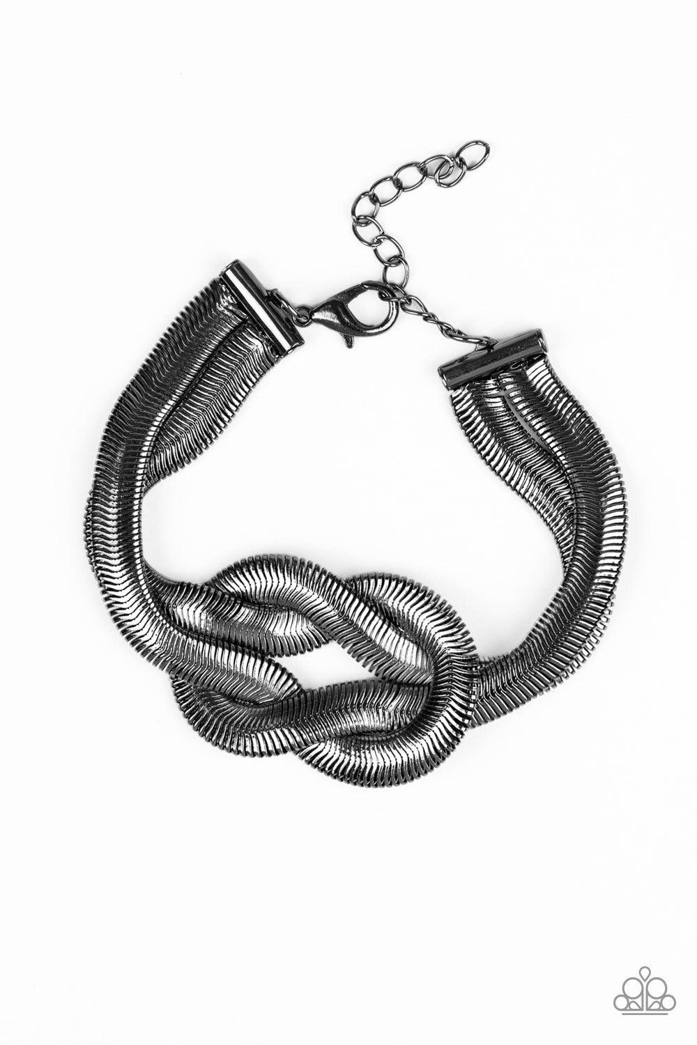 Paparazzi Accessories-To The Max - Black Bracelet