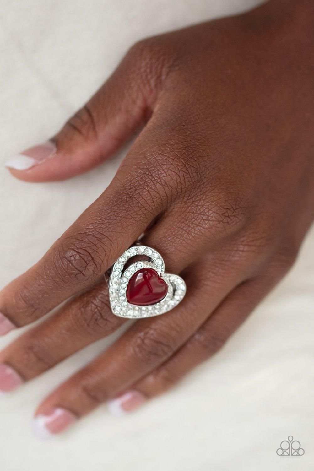 Paparazzi heart online ring