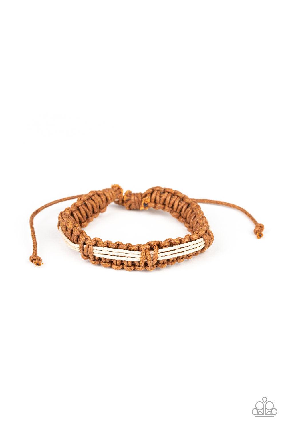 Paparazzi Accessories-Urban Outing - Brown Urban Bracelet
