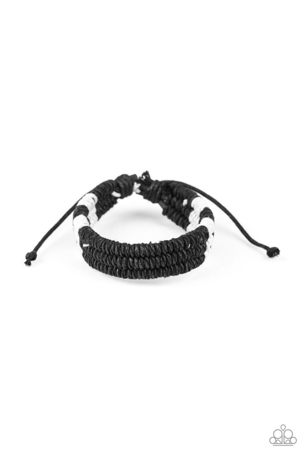 Paparazzi Accessories-Rural Rogue - Black Urban Bracelet