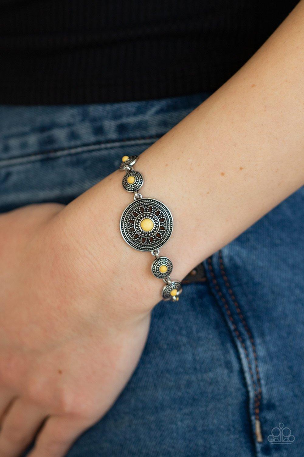 Rustic Renegade Yellow Bracelet - Jewelry by Bretta