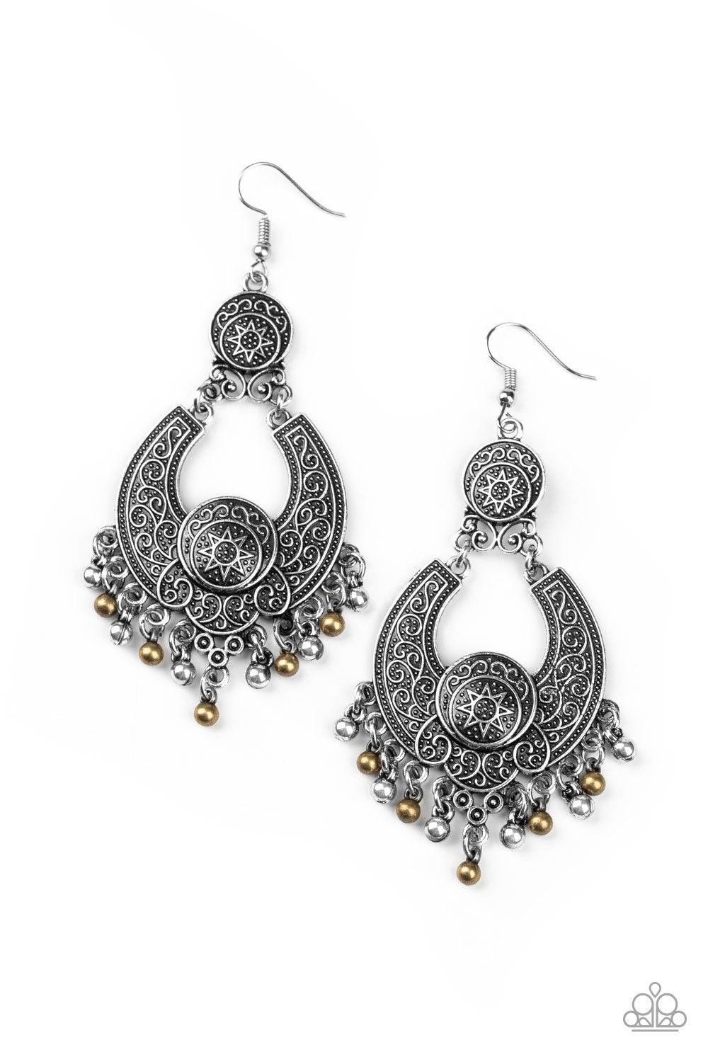Paparazzi Accessories-Sunny Chimes - Multi Earrings