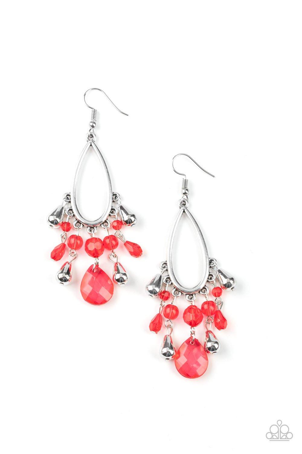Summer Catch Red Earrings - Jewelry by Bretta - Jewelry by Bretta